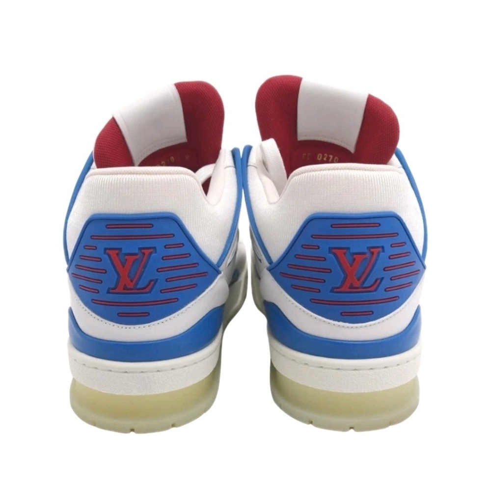 LOUIS VUITTON (Unisex) Red White Blue Fw20 High Top Sneakers Size 7 - Picture 5 of 10